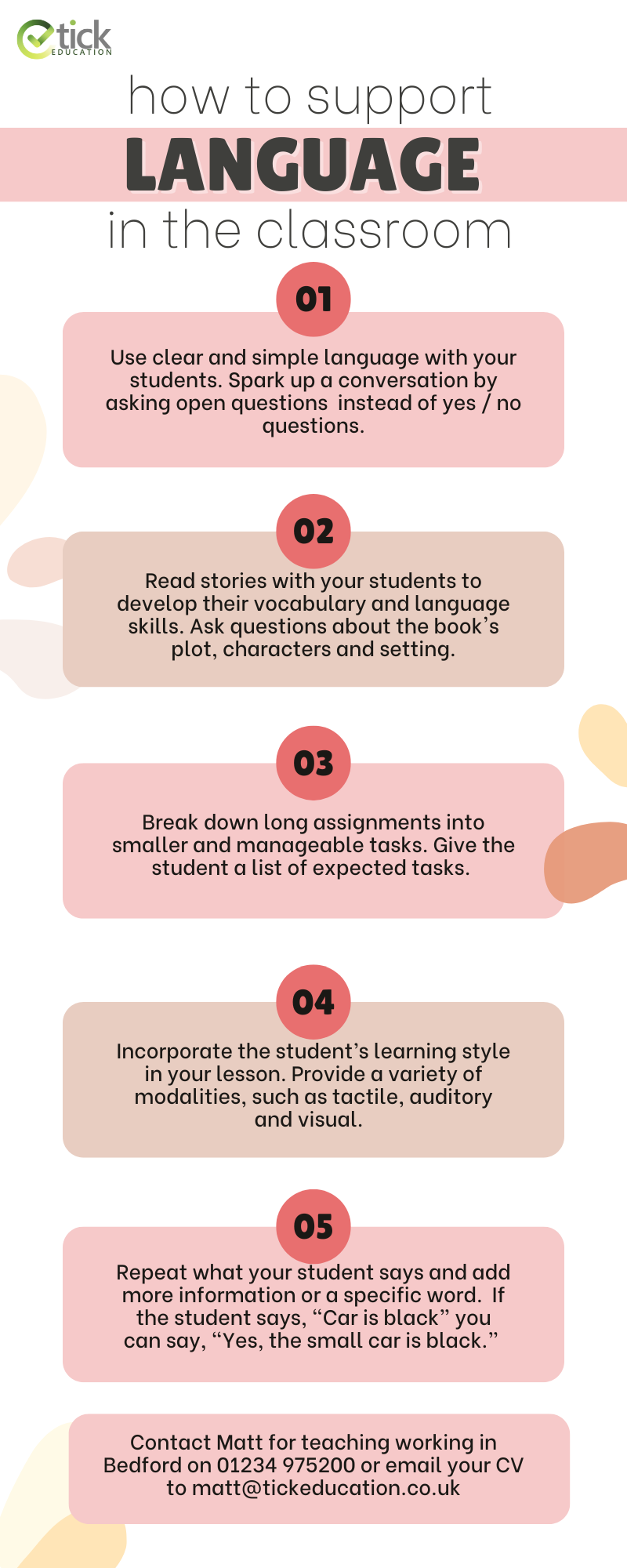 Cover Teachers for Tick Education