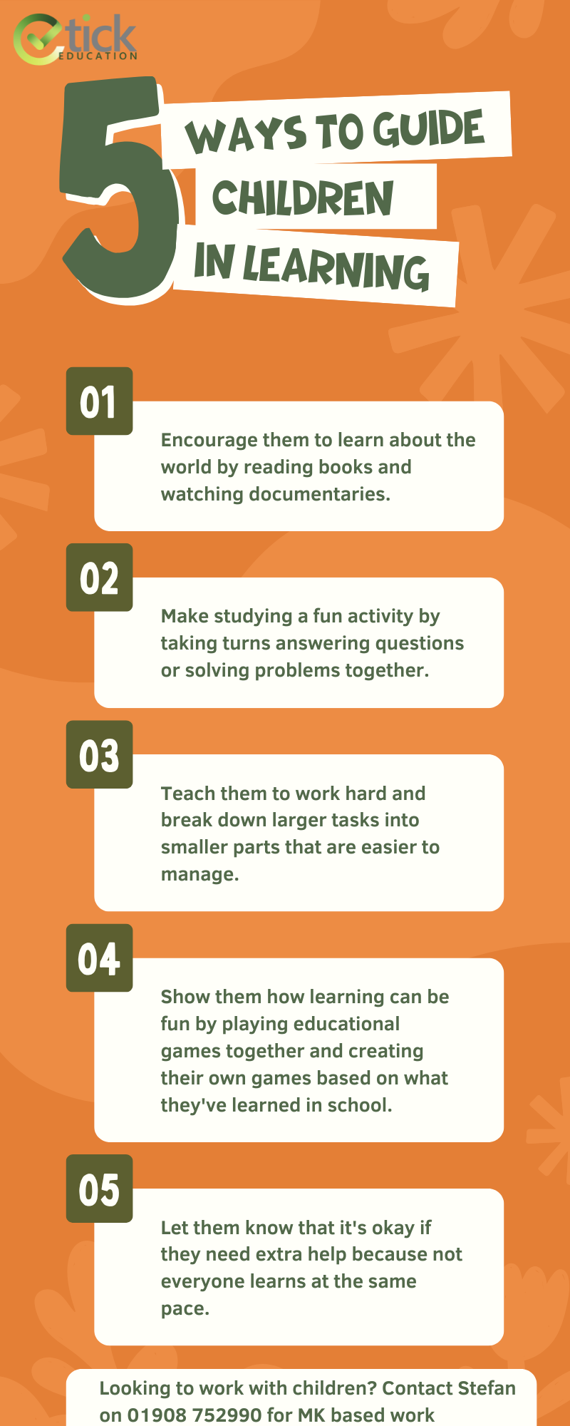 Teaching Assistants for Tick Education